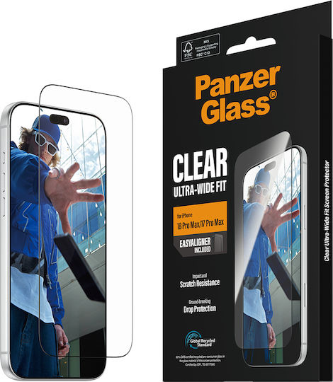 Panzerglass Screen Protector Apple Iphone 18 Pro Max 17 Pro Max Ultra-wide Fit W Easyaligner