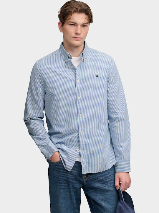 Superdry Oxford Long Sleeve Shirt In Regular Fi...
