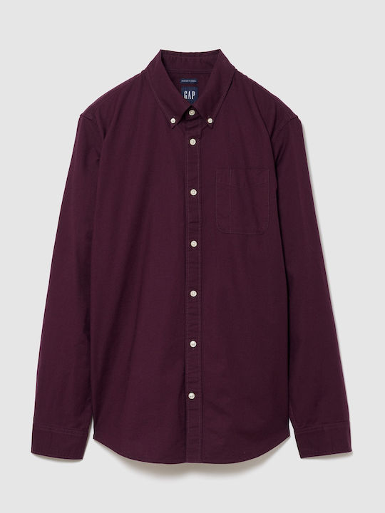 GAP Long Sleeve Shirt Tuscan Red