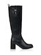 Women's Boots with Mid Heel Black