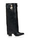 Damenstiefel mit Hochabsatz Schwarz