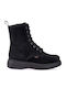 Wildleder Damen Stiefeletten Schwarz