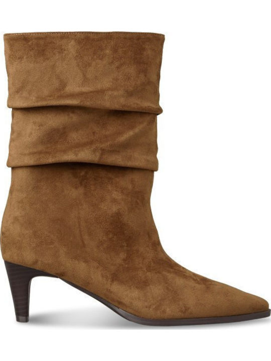 Envie Shoes Envie Shoes Damen Stiefeletten Beige