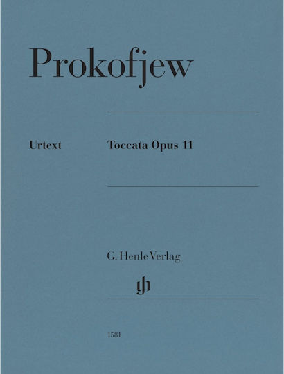 G Henle Verlag Sergei Prokofiev Toccata Op 11