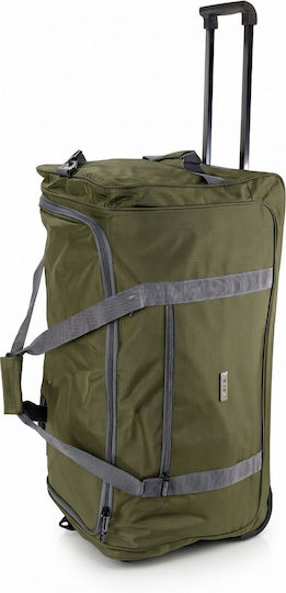 RCM Sack Voyage 54lt Green with Wheels Fabric M62cm