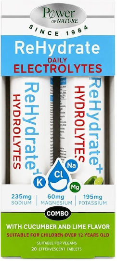 Power Health ReHydrate+ Power Health 2 x 20 Ефервесцентни таблетки