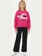 Kinder Trainingsanzüge Mit Bluse Fuchsie 2Stücke