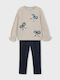 Kids Set with Leggings Winter 2 Pieces Dark Blue