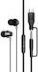 Акустични Handsfree Earphones Hoco M119a Microphone & Jack 3.5mm Usb-c Черен