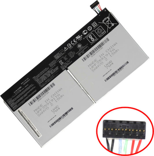 Съвместима Батерия за Asus Asus Transformer Book T100 T100t T100ta T100taf T100tam T101ta T100tc с 8000mAh