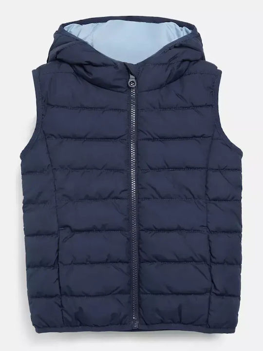 Kids Casual Sleeveless Short Blue