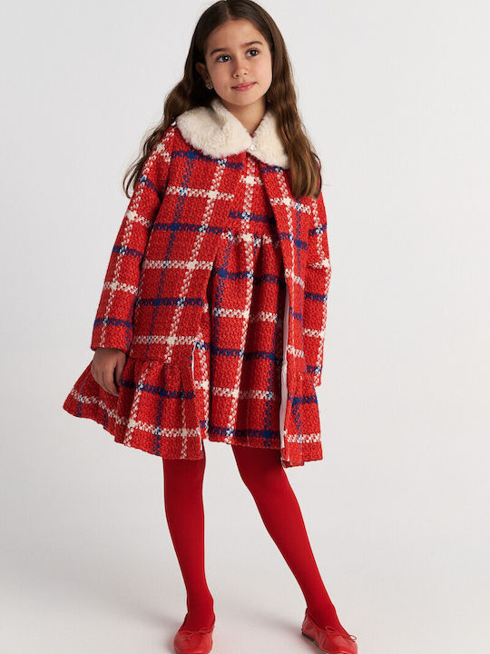 Kids Coat Short Red