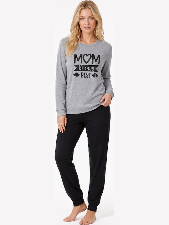 Comfort Summer Women's Pyjamas Set Grey
