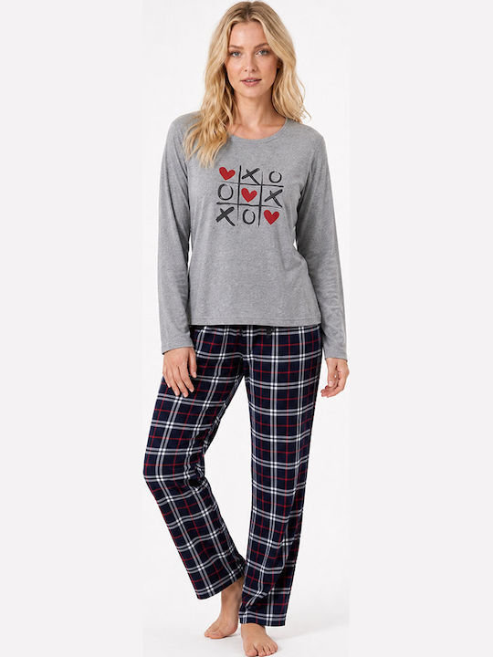 Comfort Summer Women's Pyjamas Set Grey
