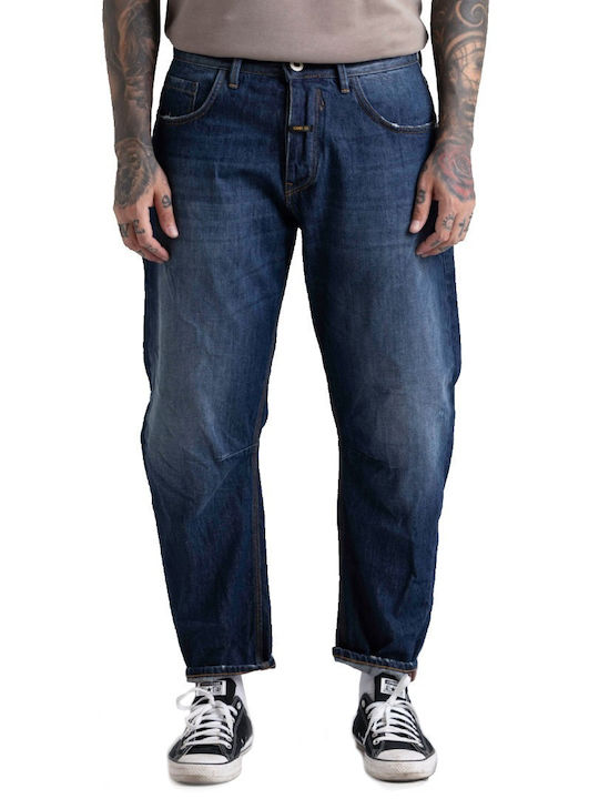 Men's Slim Fit Blue Denim Pants