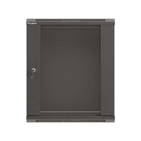 Lanberg Монтирана на стена Ракова кабина 19U 54x35cm Черна WF03-5312-10B