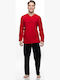 Galaxy Winter Herrenpyjama Baumwollene Rot