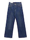 High Rise Women's Jean Pants in Wide Leg Style