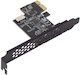 Controller Gembird Gembird PCI-Express Card USB 3.2 Gen1 A-key