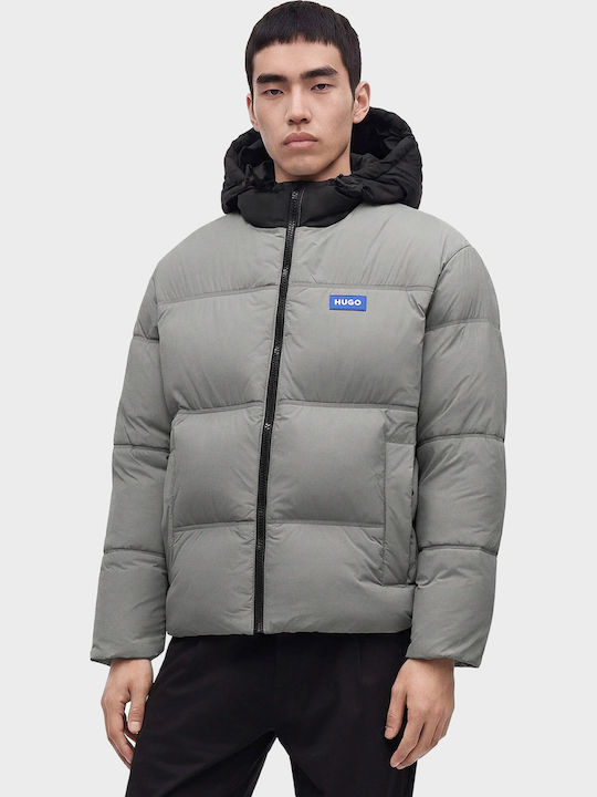Hugo Мъжко яке Puffer Водоустойчиво Сив