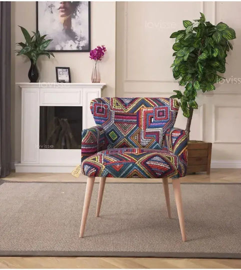 Ecksofa Mehrfarbig 60x48x48cm