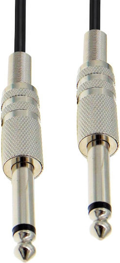 Cable 6.3mm male - 6.3mm male 5m 5τμχ 01.037.0178