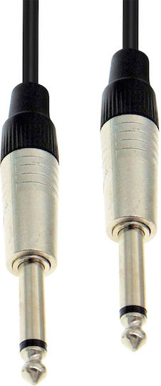 Cable 6.3mm male - 6.3mm male 1.5m 5τμχ 01.037.0333