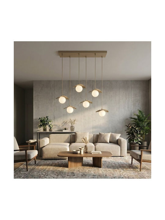 Emibig Beige Pendant Ceiling Light
