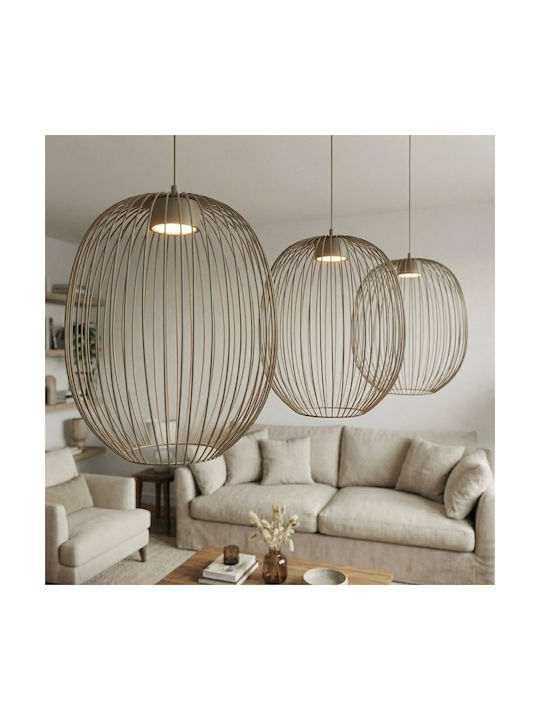 Emibig Beige Pendant Ceiling Light