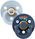 Ωμέγα Πιπίλες Καουτσούκ Μπλε για 0+ μηνών 2τμχ