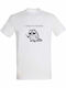T-shirt Unisex " I Require Snacks Cute Angry Raccoon " White