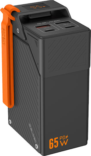 Blavec BJ-50 Tytan Външна Батерия 30000mAh 65W с 2 USB-A Изходни Порта и 2 USB-C Изходни Порта Черна