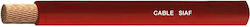 Silicone Fireproof Cable Siaf 1x0.5mm² Red Sgl ...