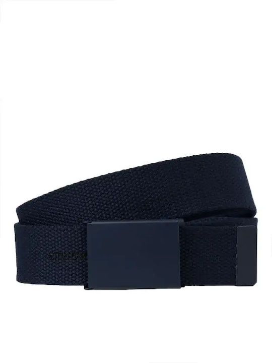 Jack & Jones Men's Belt Webbing Belt Navy Blue