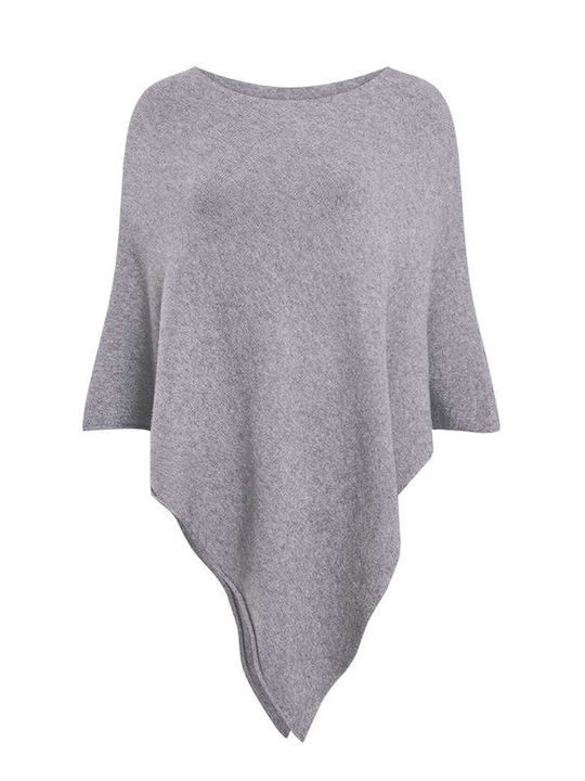 Celestino Cape Dama Tricotată Asimetrică Gri