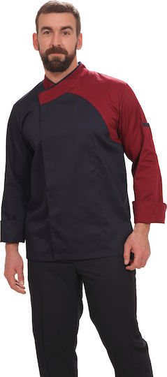 The Uniform Company Kochjacken 100% Baumwolle Schwarz