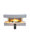 Atmosphera Dekoratives Kamin Licht 81x20x42cm