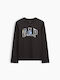 Kids Long-Sleeved Black Top