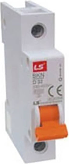 Ασφαλεια Ραγας 1p D 20a 6ka 230/400vac Bkn Lg Σετ 12