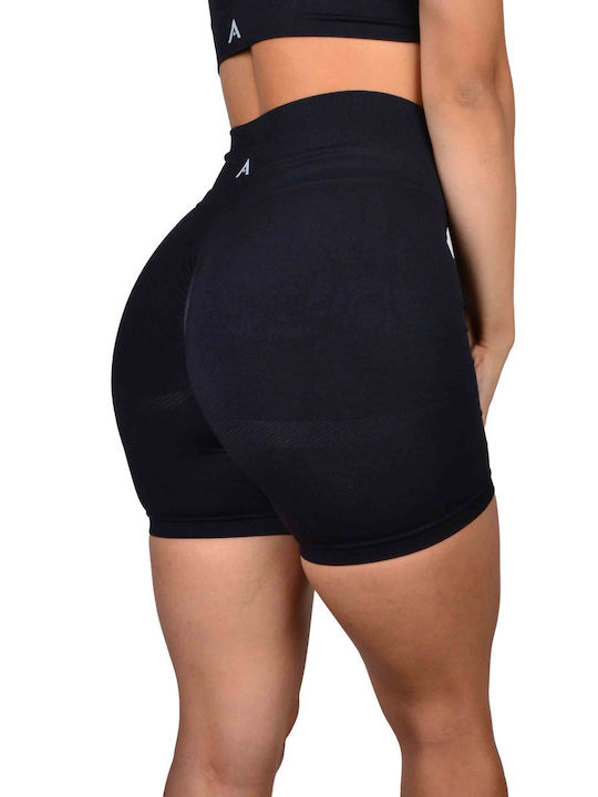Leggings Pentru Instruire De Ciclism Pentru Femei Colanți De Strângere Talie Înaltă Și Push Up Negru