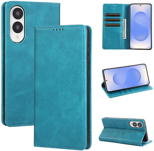 Book Husa Din Piele Artificială Turcoaz Redmi 14C / Poco C75 Realme C75