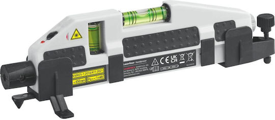 Laserliner HandyLaser Plus Γραμμικό Αλφάδι Laser Κόκκινης Δέσμης 1.5V με Εύρος Εργασίας 50m