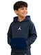Fleece Kinder-Sweatshirt mit Kapuze Marineblau Jdb Play Your Way