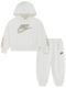 Retro Kinder Sweatpants Set Mit Bluse Weiß