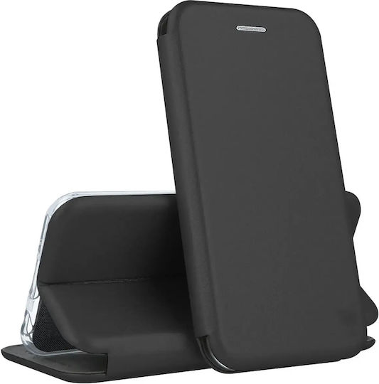 Book Piele Artificială Neagră (Motorola Edge 40 Neo)
