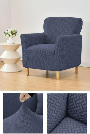 SteweHome Ελαστικό Κάλυμμα Πολυθρόνας Μπλε 180x230cm