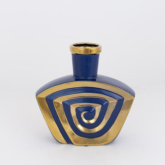 Eurolamp Eurolamp Keramik Vase Gold 23.2x6.8xY23.5cm