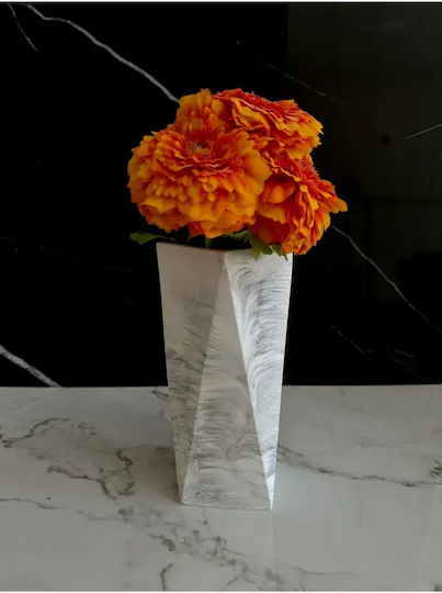 SteweHome Decorative Vase Grey Y20cm