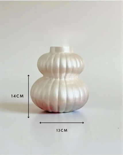 SteweHome SteweHome Dekorative Vase Kunststoff Blaue Φ13xΥ14cm