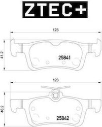 Δισκοφρενα Ztec+ Peugeot Οπισθια Bp258410 Δισκοφρενα Ztec+ Peugeot Οπισθια Bp258410